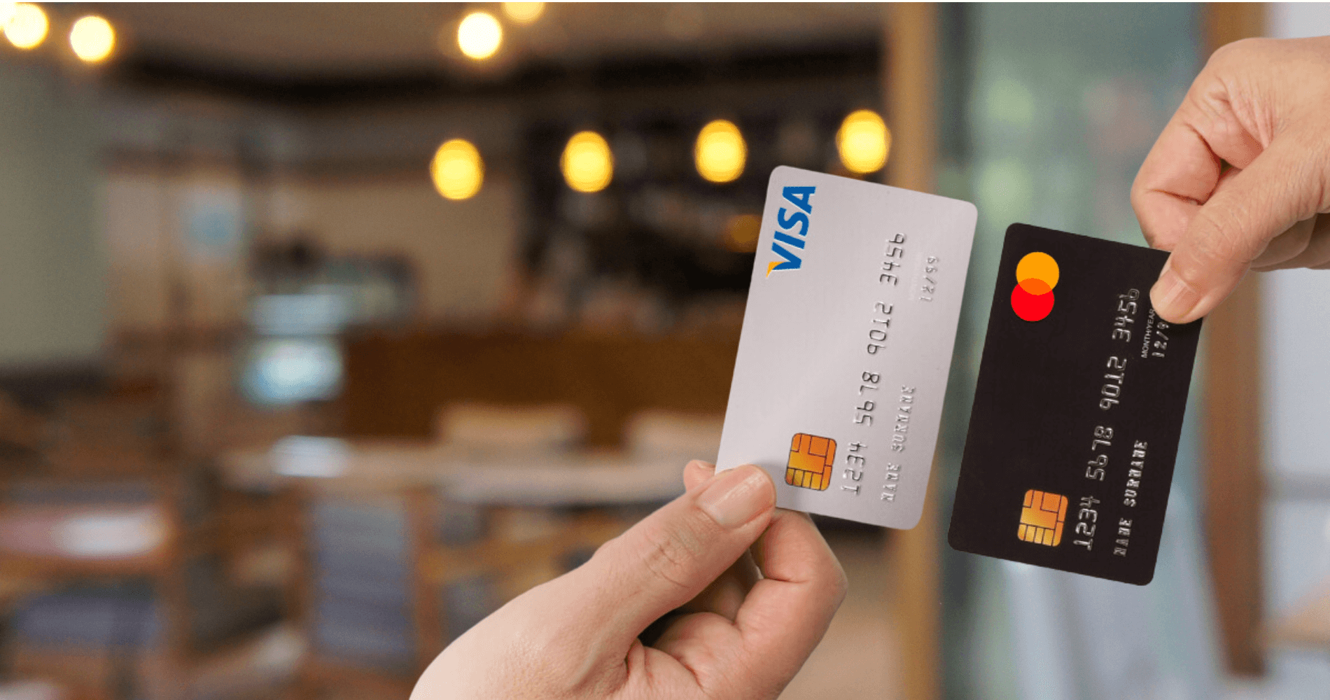 Real time card transactions, visa and mastercard