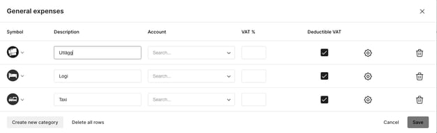 Save templates without accounts